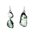 janet lasher Jewelry earring Moonstone & Black Tourmaline Slice Earring - Stack