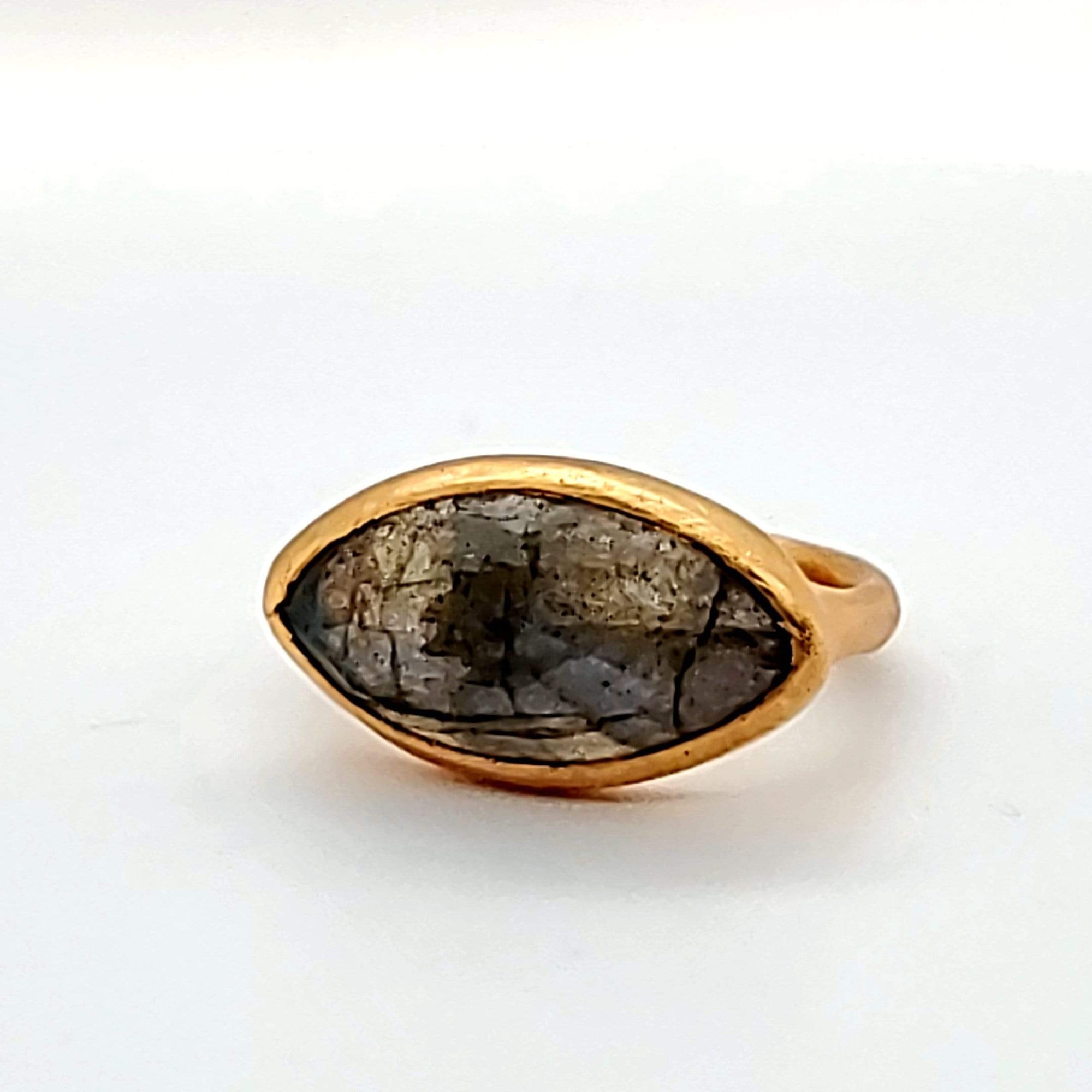 janet lasher Jewelry Rings East-West Labradorite Marquise Ring