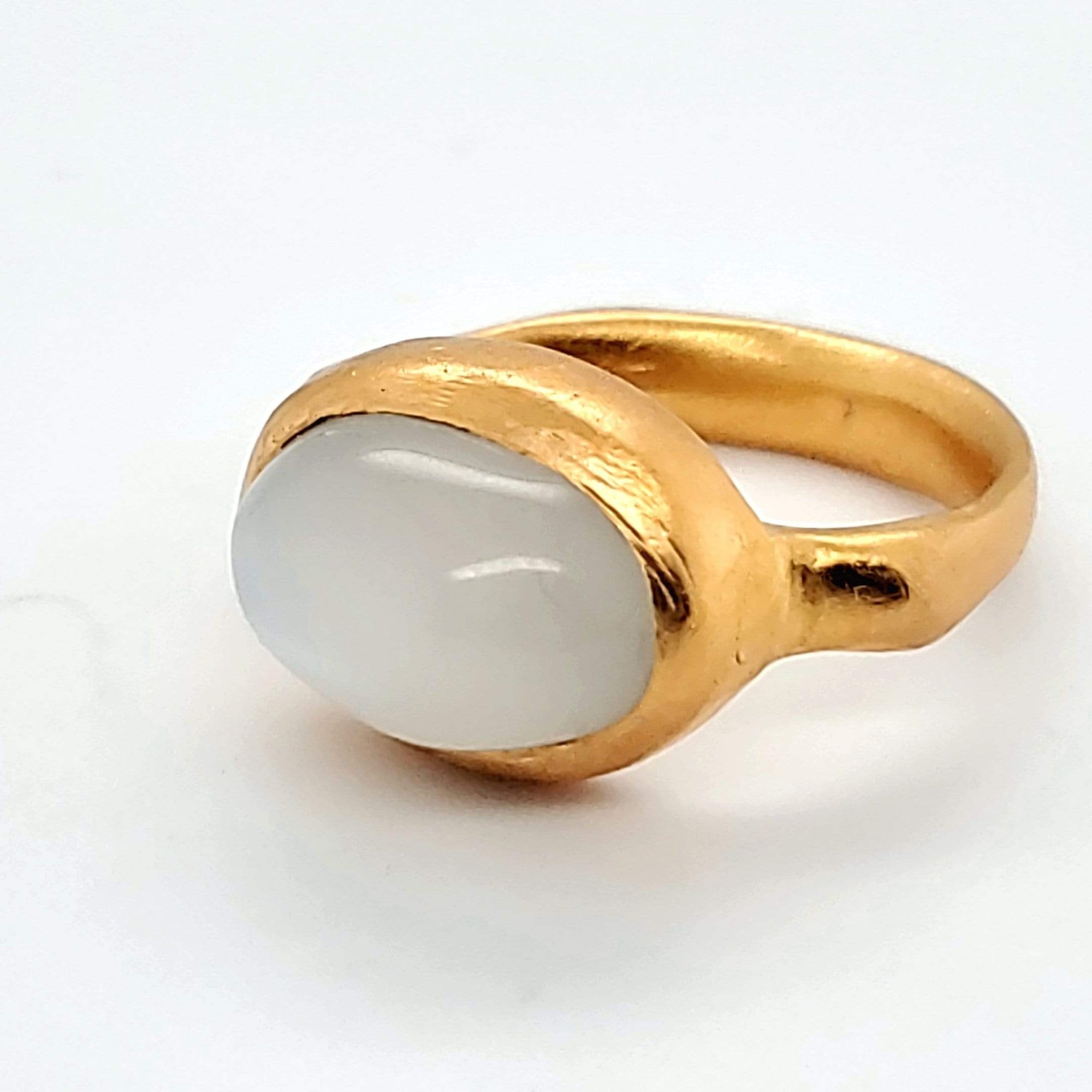 janet lasher Jewelry Rings High Dome Satin Moonstone Ring